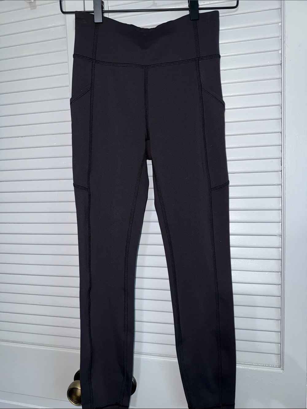 lululemon athletica Black High-Rise Leggings with Side Pockets